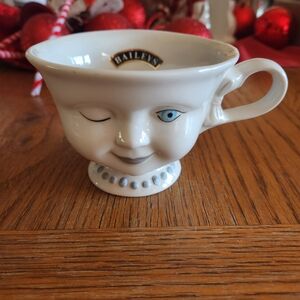 Baileys Irish Cream Winking Lady White Teacup